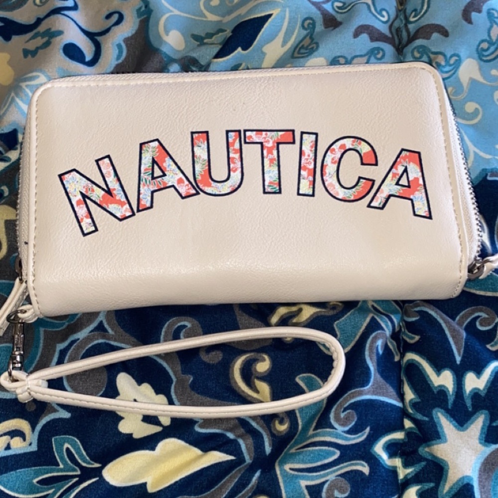 Double zip wallet.